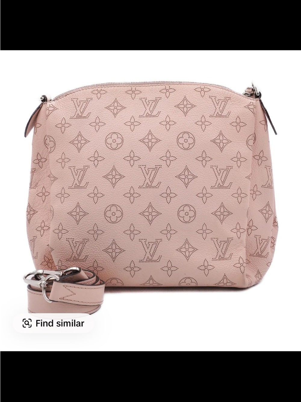 Louis Vuitton Monogram Mahina Babylone Leather Satchel